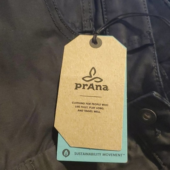 Prana Oday active athletic hiking pants jeans size 2 midnight wash new!! - Picture 5 of 7